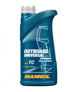 Масло моторное 2T мин. Mannol Outboard Universal   1л (TC; NMMA TC-W2) /кор.20шт/