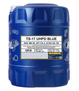 Масло моторное Mannol TS-17 UHPD син. 5w30 Blue   20л (CK-4)