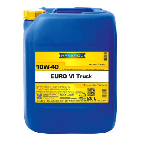 Масло моторное 10W-40  Euro VI Truck RAVENOL 20  л