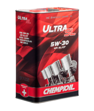 Масло моторное 5w30 син. Chempioil Ultra SL metal (A3 B4) 4л /кор.4шт/