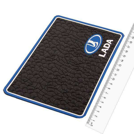 Коврик панели противоскользящий плоский под камень Lada 200*125*3мм SKYWAY