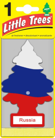 Освежитель подвесной Елочка "Little Trees" (Российский флаг)/выводится