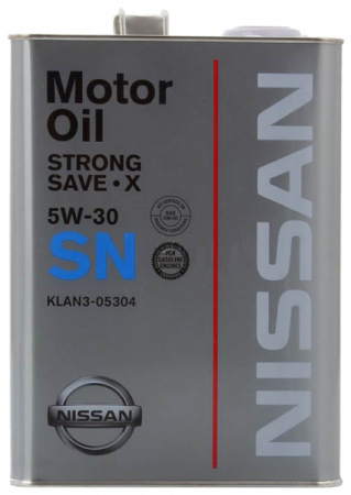 Масло моторное 5w30 син. NISSAN Motor Oil STRONG SAVE X  SN 4л.