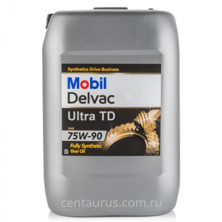Масло трансмиссионное 75w90 Mobil DELVAC ULTRA TD  20л (GL-5/GL-4)