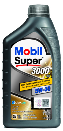 Масло моторное 5w30 син. Mobil SUPER 3000  XE   1л (SN/SM/SL/SJ/CF) /кор.12шт/