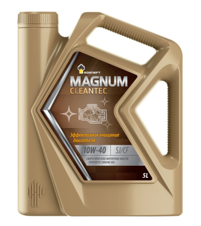 Масло моторное 10w40 син. Роснефть Magnum Cleantec  5л (SJ/CF) /кор.4шт/вывод