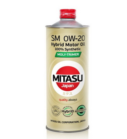 Масло моторное 0w20 син. MITASU HYBRID MOLY-TRIMER 1л (API SM; ILSAC GF-4) 