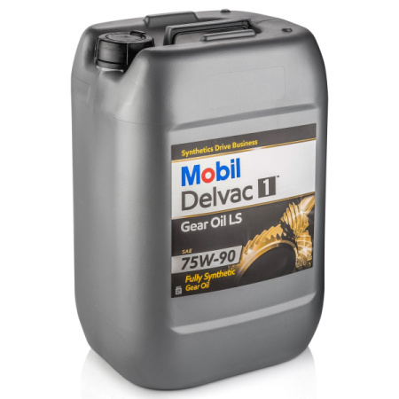 Масло трансм.75w90  Mobil Delvac 1 Gear Oil LS 20л