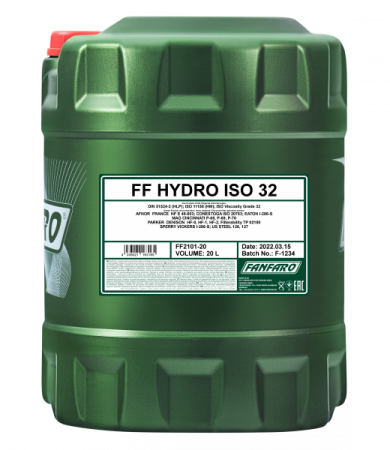 Масло гидравлическое мин. Fanfaro Hydro ISO 32 20л