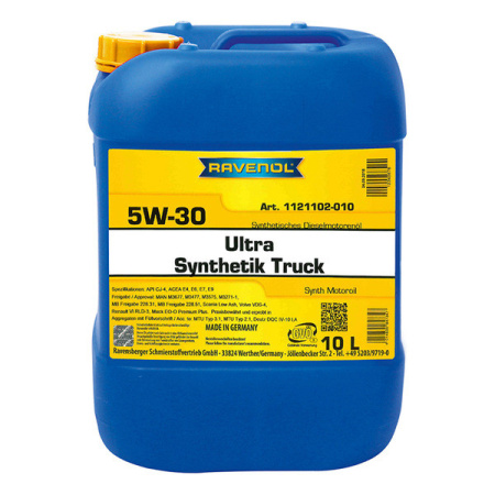 Масло моторное 5W-30  Ultra Synthetik Truck RAVENOL 10  л