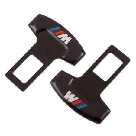 Заглушка-блокировка замка ремня безопасности SW Черный 90*55мм 2шт M3