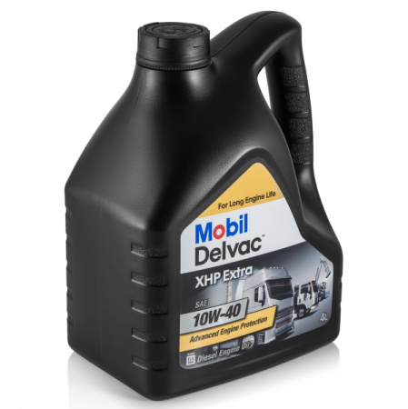 Масло моторное 10w40 син.Mobil Delvac XHP Extra   4л. (CF) /кор.4шт/