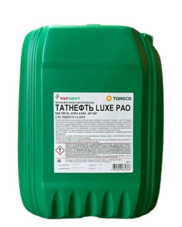 Масло моторное 5w30 син. Татнефть Luxe PAO 20л 