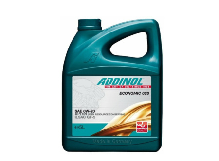 Масло моторное 0W-20 син Economic ADDINOL, 5л