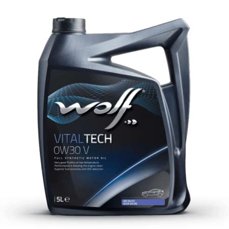 Масло моторное 0w30 син.  WOLF VITALTECH  V 5л  