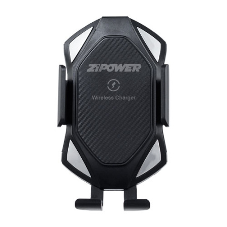 Держатель телефона на дефлектор обдува с электроприводом и функцией беспроводной зарядки/кор.20 шт/