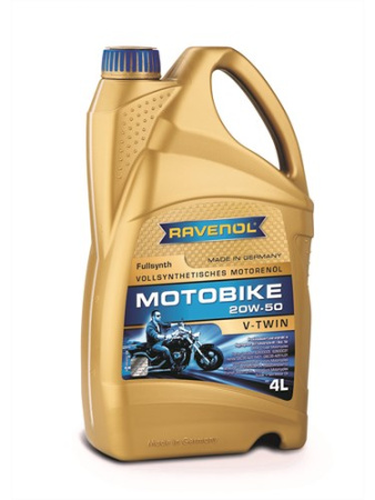 Масло моторное 20W-50  Motobike V-Twin Fullsynth RAVENOL, 4л