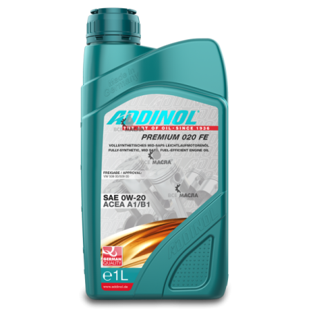 Масло моторное 0W-20 син Premium FE ADDINOL, 1л