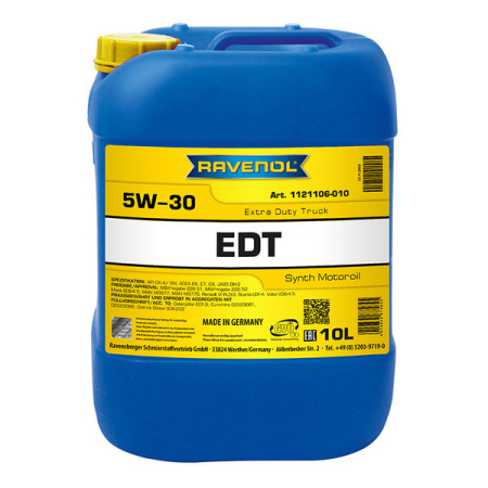 Масло моторное 5W-30  Extra Duty Truck RAVENOL 10  л