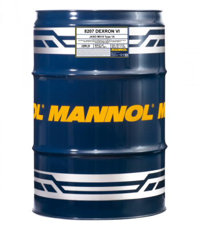 Жидкость для автомат трансмис. Mannol ATF DEXRON VI 208л