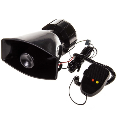 Сирена 3х тональная SKYWAY 010 с громкоговорителем 12V/кор.20шт/замена s07601048