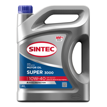 Sintec Super 3000 10W-40 SG-CD 4л