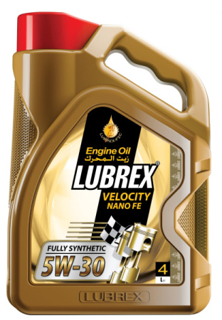 Масло моторное 5w30 син. VELOCITY NANO FE LUBREX (SN*/SL/CF)  4л