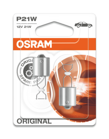 Лампа P 12V 21W BA15S Standard line, OSRAM  /кор.10шт/