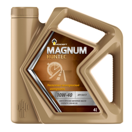 Масло моторное 10w40 син. Роснефть Magnum Runtec   4л (SN/CF) /кор.4шт/вывод