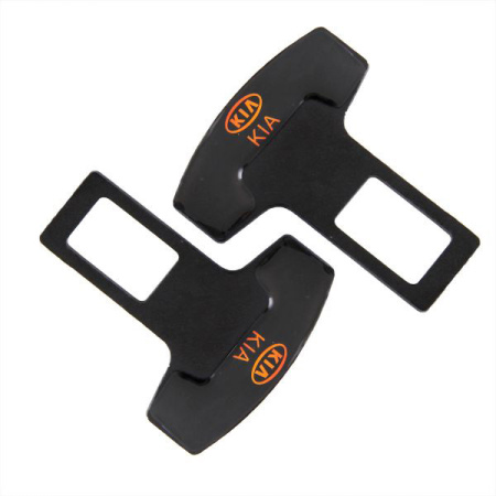 Заглушка-блокировка замка ремня безопасности SW Черный 90*55мм 2шт Kia