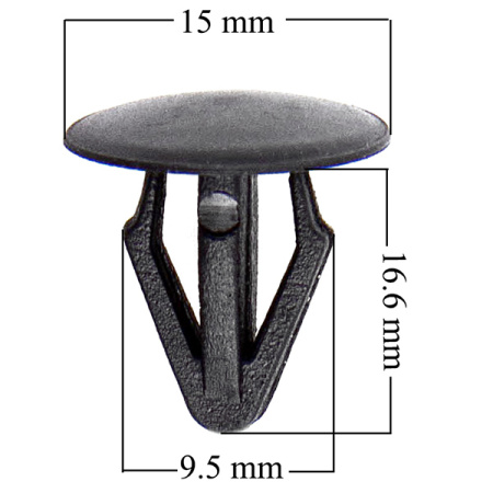 Клипса SKYWAY LEXUS/TOYOTA 002 / Упаковка 25 шт/                                                    