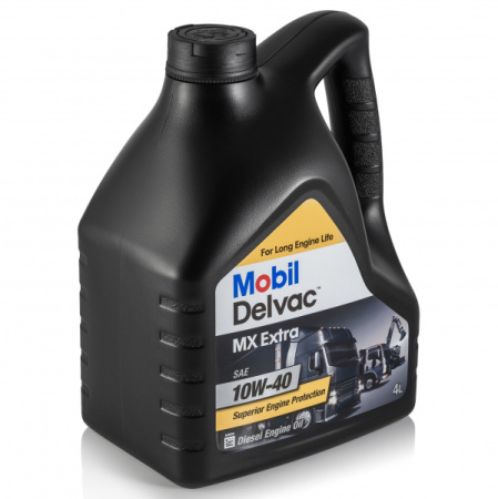 Масло моторное 10w40 син.Mobil Delvac MX Extra    4л. (CI-4/CH-4/CG-4/CF-4) /кор.4шт/