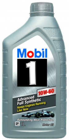 Масло моторное 10w60 син.МOBIL-1 1л (SL/SJ/CF) /кор.12шт/ не поставляется