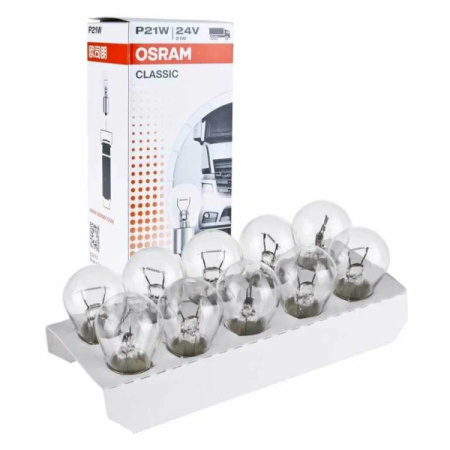 Лампа P21W 24V 21W BA15s OSRAM CLC  /кор.10шт/