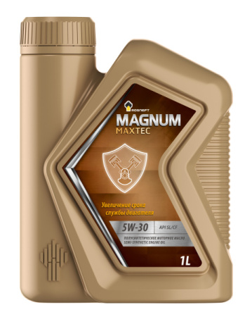 Масло моторное 5w30 п/с Роснефть Magnum Maxtec  1л (SL/CF) /кор.12шт/