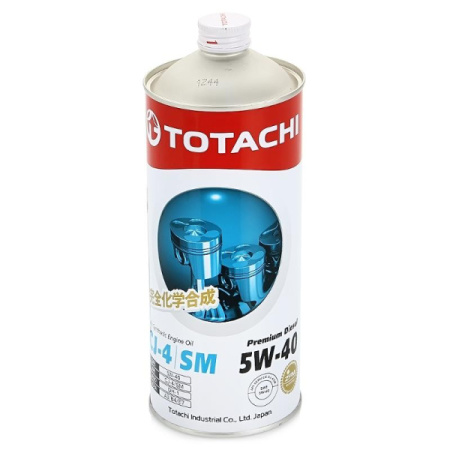 Масло моторное 5W40 син. TOTACHI Premium Diesel CJ-4/SM 1л. 