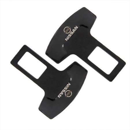 Заглушка-блокировка замка ремня безопасности SW Черный 90*55мм 2шт Nissan /кор.50шт/