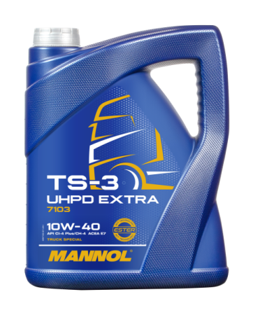 Масло моторное Mannol  TS-3 UHPD EXTRA п/с 10w40    5л (CI-4 Plus, CI-4/CH-4; E7, A3/B4)/аналог TS-5