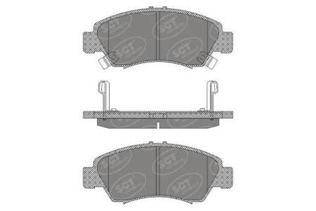 Колодка тормозная FR HONDA CIVIC V/VI 91-01/JAZZ II 1.2 02-08 /кор.10шт/