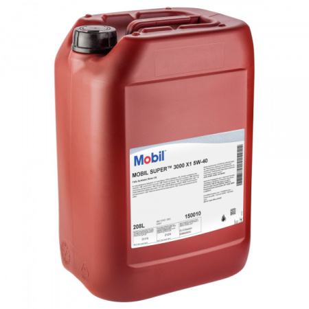 Масло моторное 5w40 син. Mobil SUPER 3000 X1  20л (SN/SM/SL/SJ/CF)