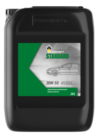 Масло моторное 20w50 мин. Роснефть Standart  20л (SF/CC)  