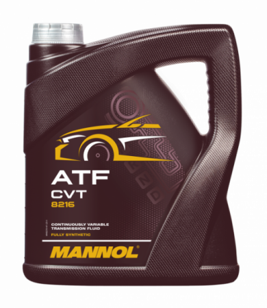 Масло трансмис. Mannol ATF CVT 8216   4л пластик /кор.12шт/замена MN8216-4ME
