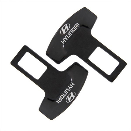 Заглушка-блокировка замка ремня безопасности SW Черный 90*55мм 2шт Hyundai