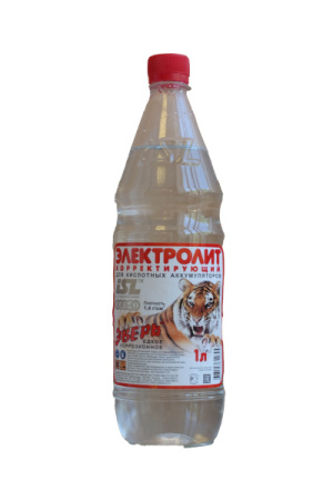 Электролит 1л. (1,40) кислотный /уп.6шт;паллет 396шт/