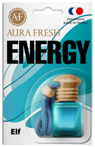 Освежитель подвесной бутылочка Aura Fresh  "ENERGY Elf" 6ml /кор.20шт/